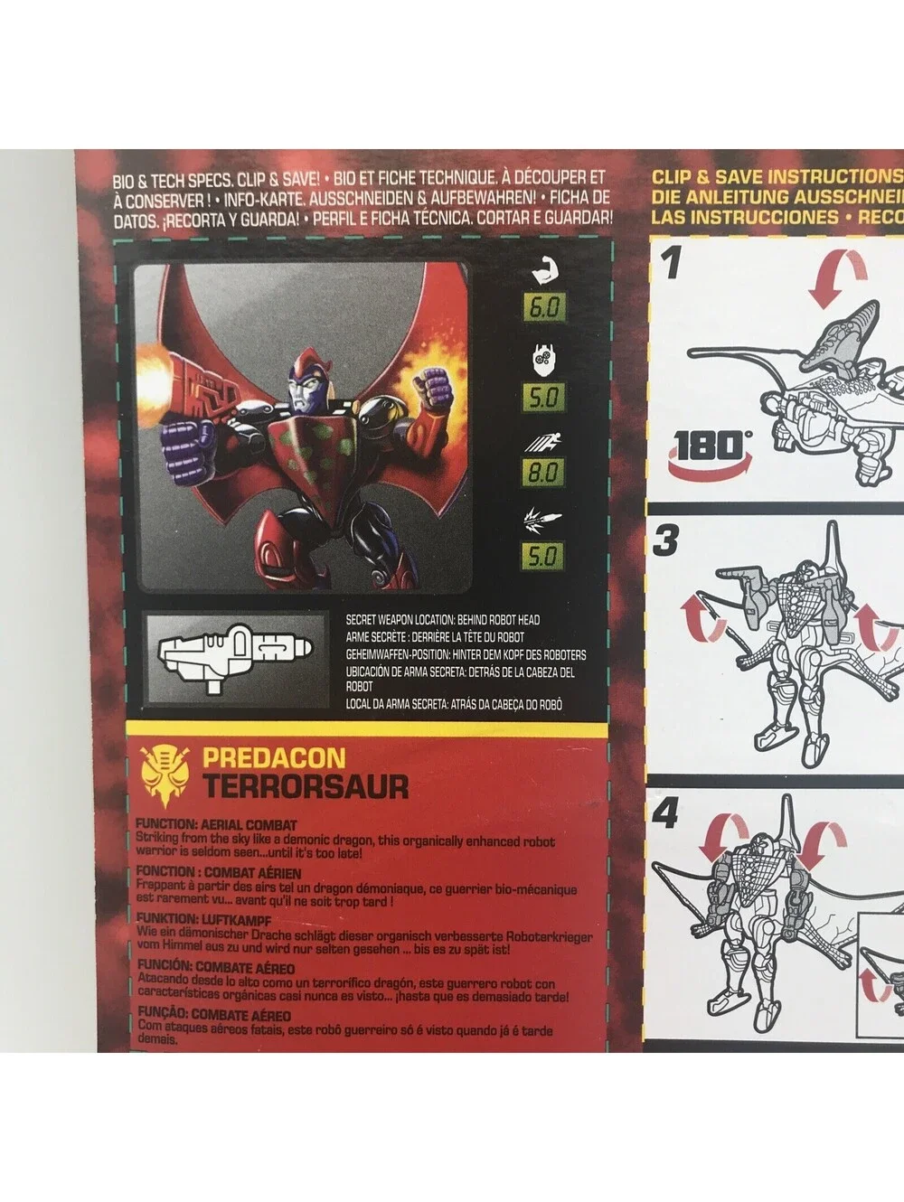 2022 TERRORSAUR Transformers Beast Wars Reissue Walmart Exclusive Kenner